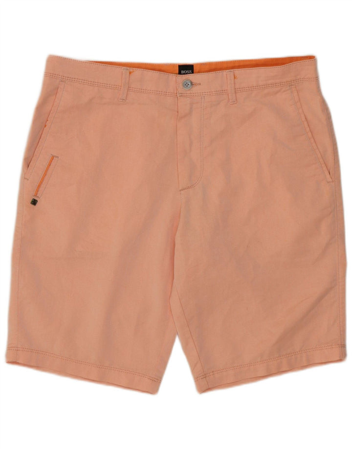 Мужские шорты чинос Hugo Boss IT 48 Medium W32 Оранжевый хлопок