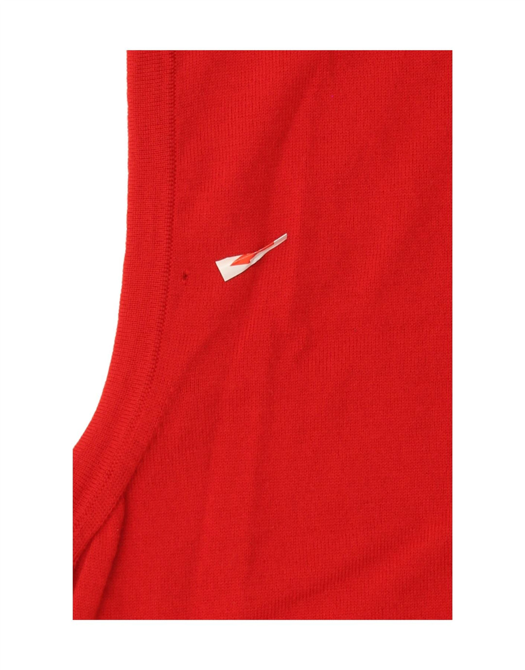 Винтажная мужская майка-майка EU 48, средний красный цвет, шерсть