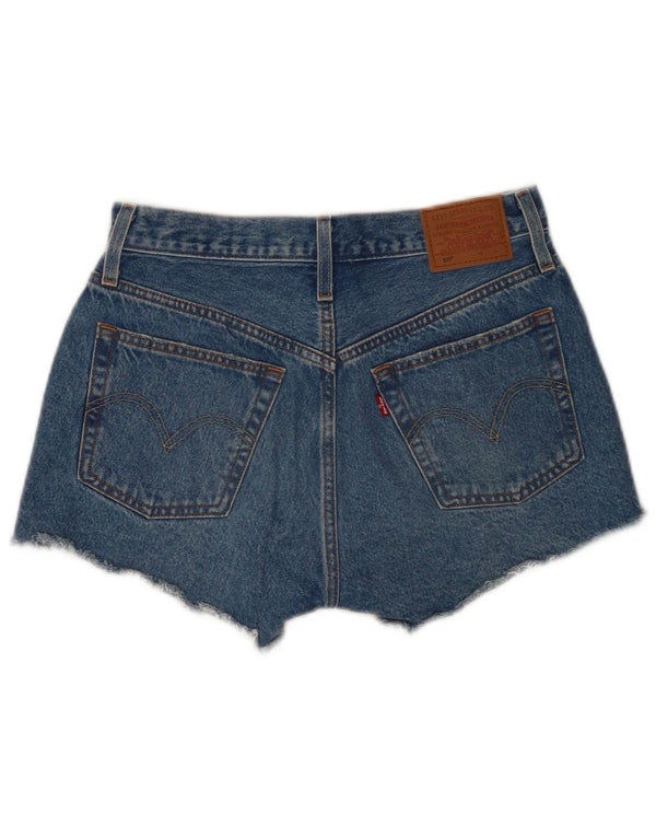 Женские джинсовые шорты Levi's 501 W27, маленькие синие, хлопок
