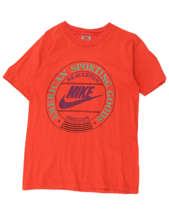 Мужская футболка с рисунком Nike, маленький красный хлопок