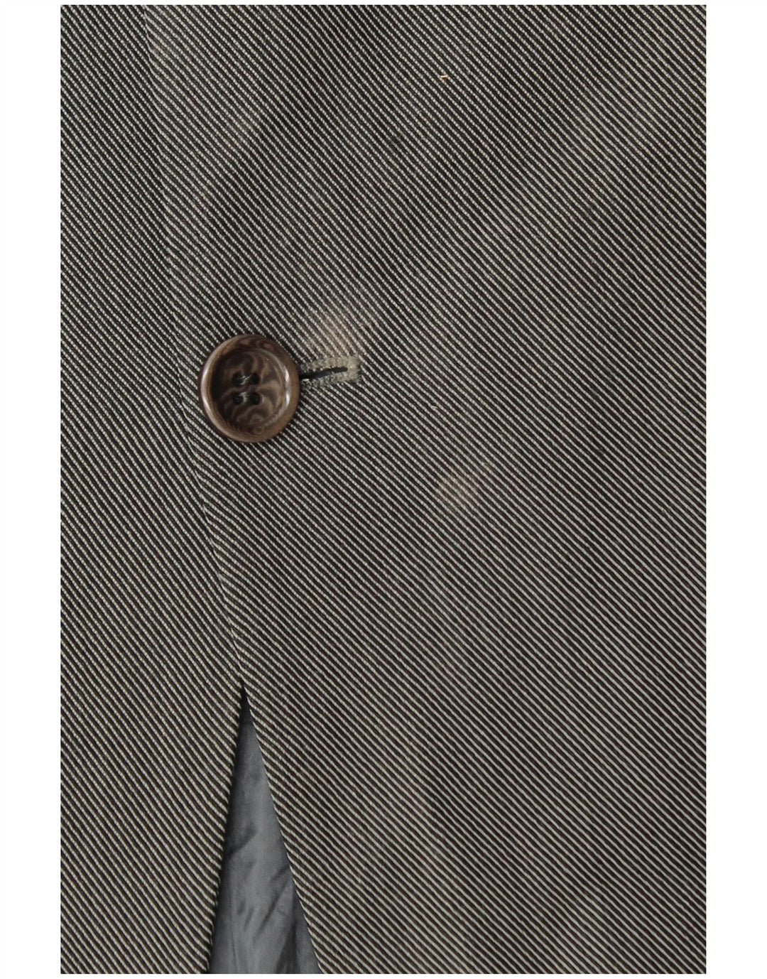 Мужской пиджак Armani Collezioni на 3 пуговицах IT 50 Medium Grey Wool