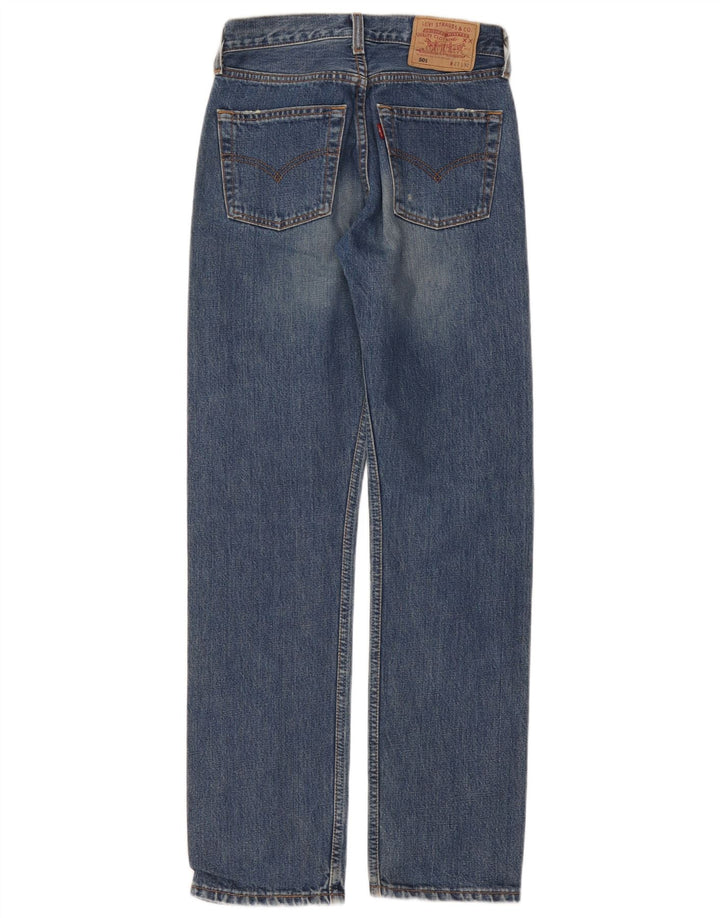 Мужские прямые джинсы Levi's 501 W27 L32, синий хлопок