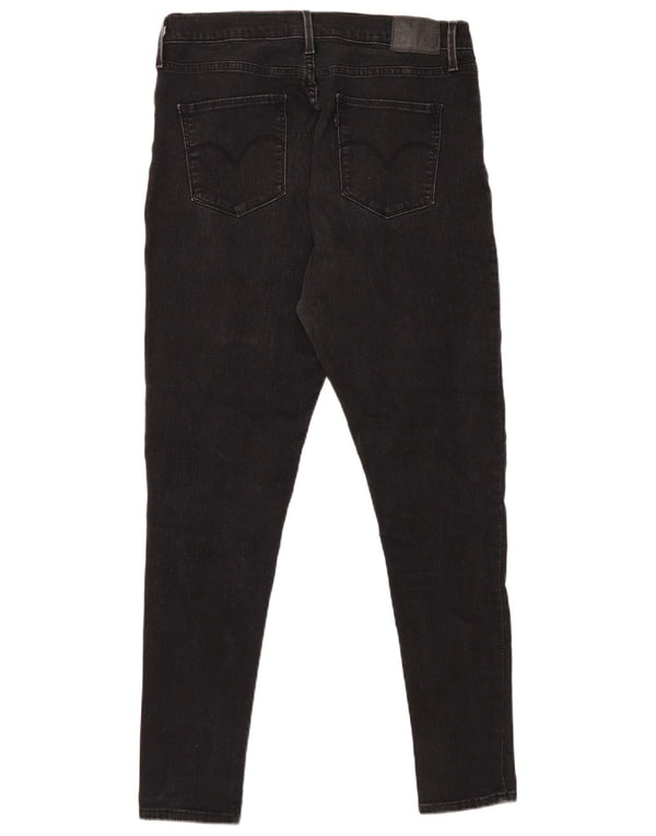 Женские джинсы суперскинни Levi's 720 с высокой посадкой W31 L30, черный хлопок
