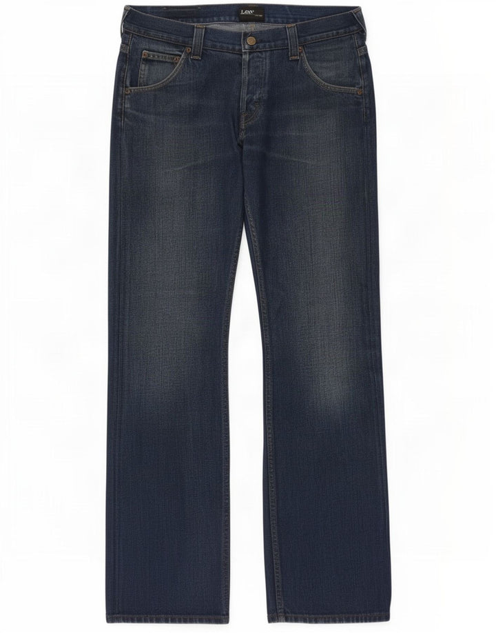 Джинсы Lee Mens Flint Regular Fit Bootcut W34 L34, синие, хлопок