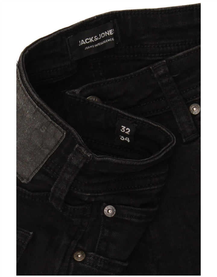 Джинсы мужские скинни JACK & JONES W32 L34 черные