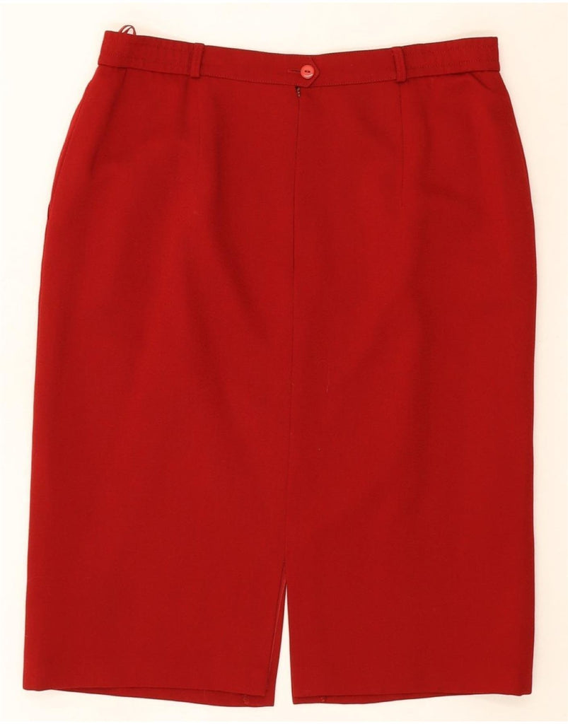 BASLER Womens Pencil Skirt EU 44 XL W34 Red Vintage Basler and Second-Hand Basler from Messina Hembry 