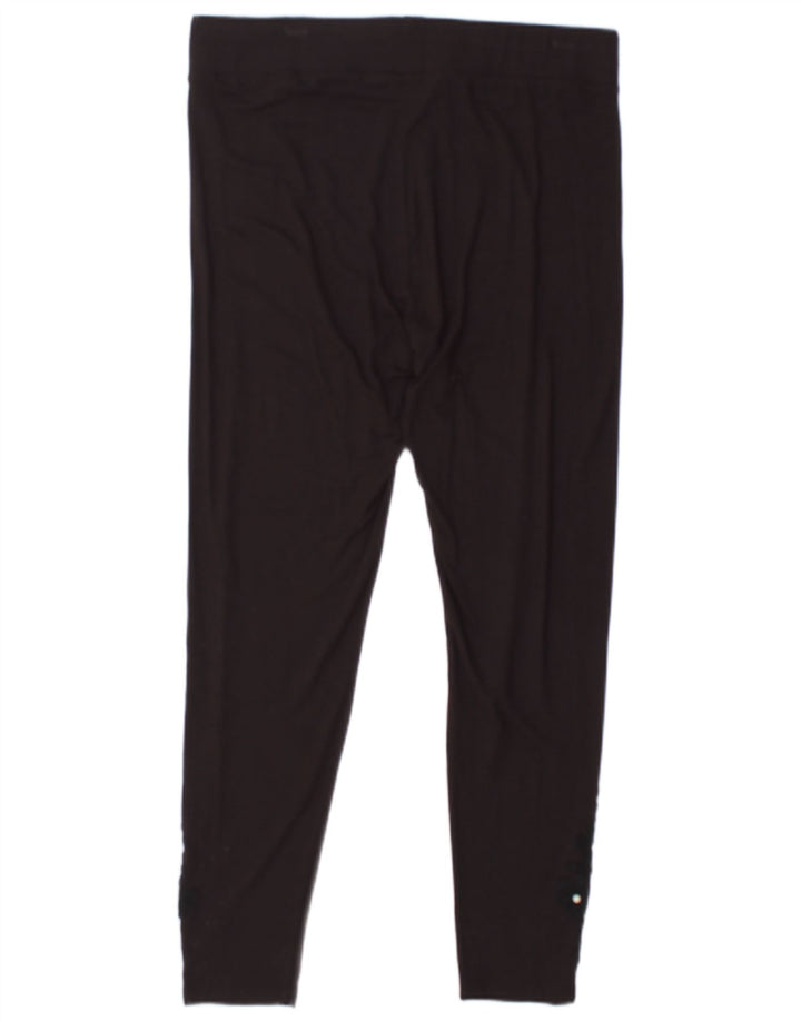 Женские леггинсы MARKS & SPENCER UK 16, большие, черные, вискоза
