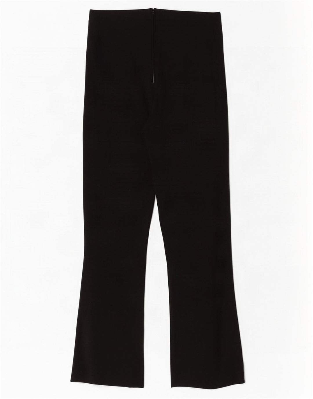 Zara Женские укороченные брюки Bootcut W26 L26 Черные вискоза