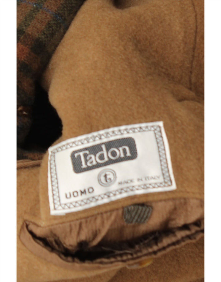 Мужской дафлкот Tadon UK 36 маленький коричневый