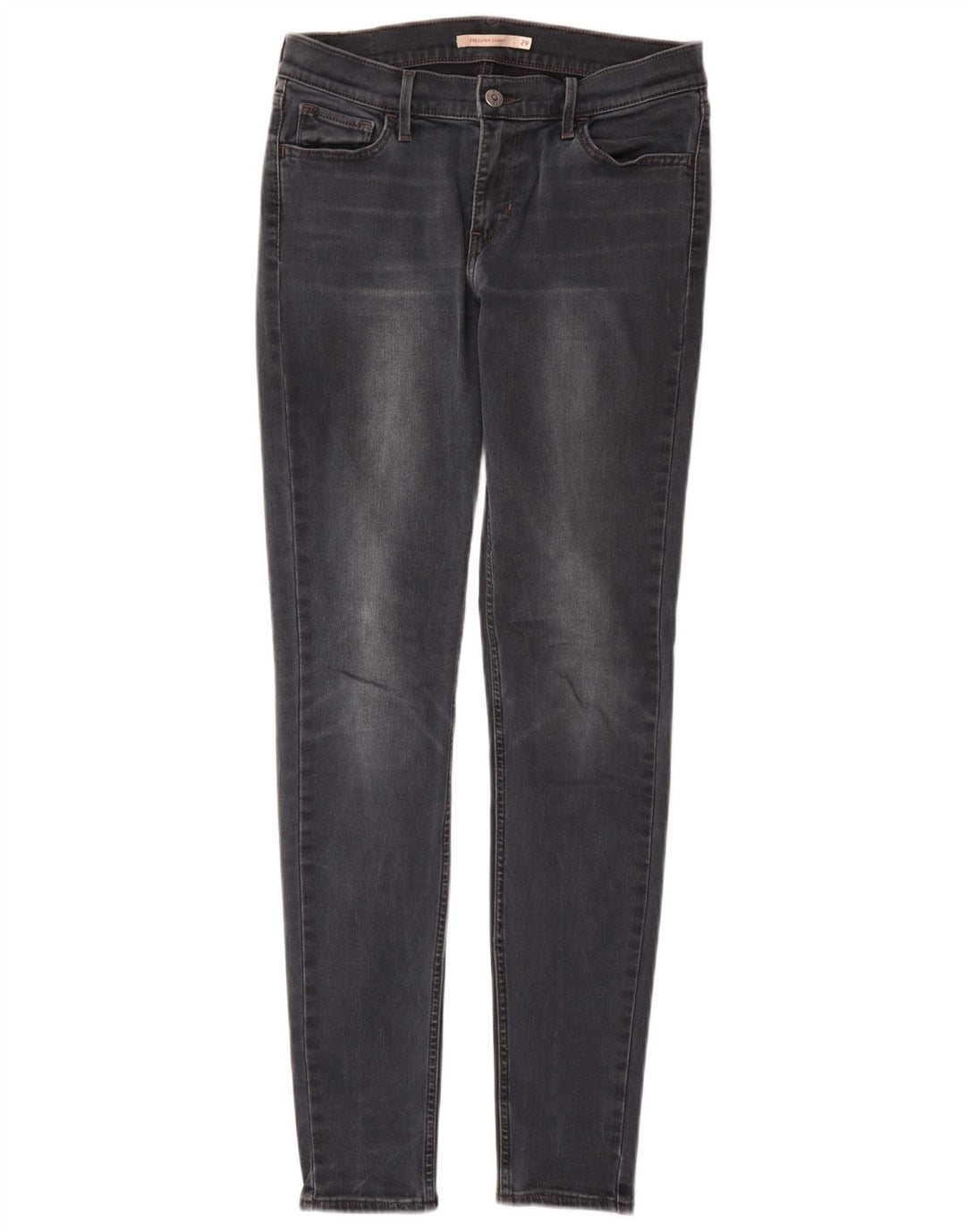 Женские джинсы Levi's 710 Super Skinny W29 L31 Серые