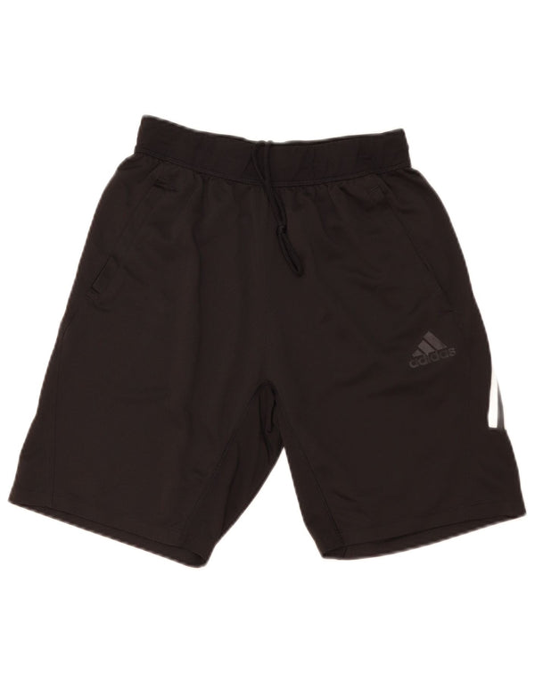 Мужские спортивные шорты Adidas Aeroready, маленькие черные из полиэстера
