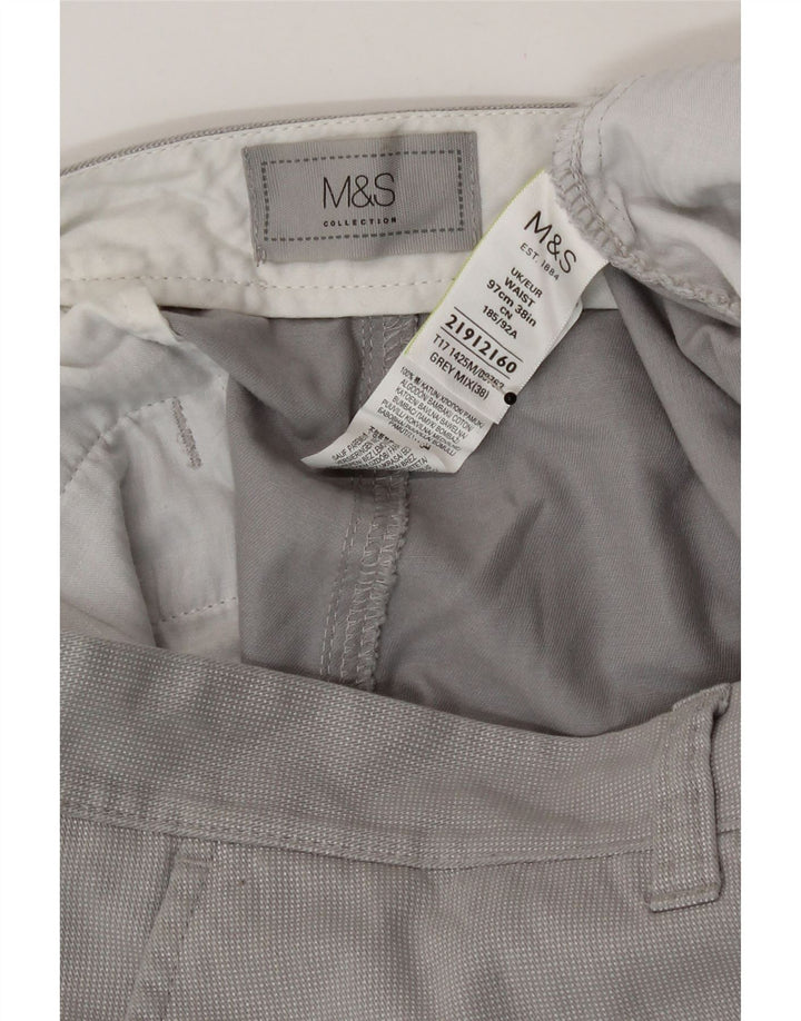 Мужские шорты чинос Marks & Spencer W38 XL серые, хлопок