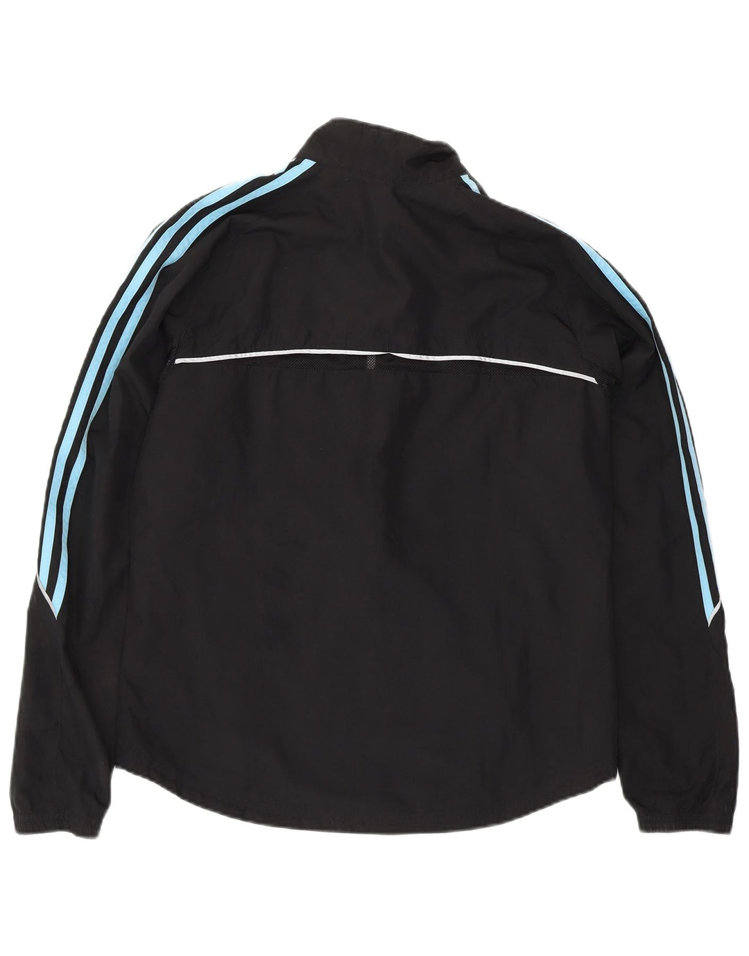 ADIDAS Womens Tracksuit Top Jacket UK 14 Large  Black