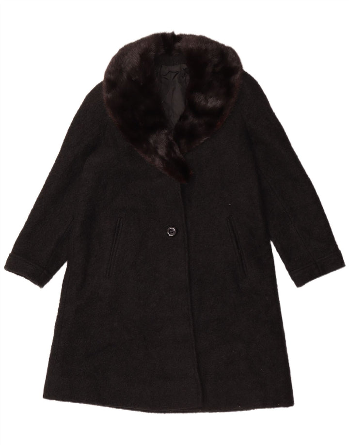 Престижное женское пальто IT 42 Medium Black
