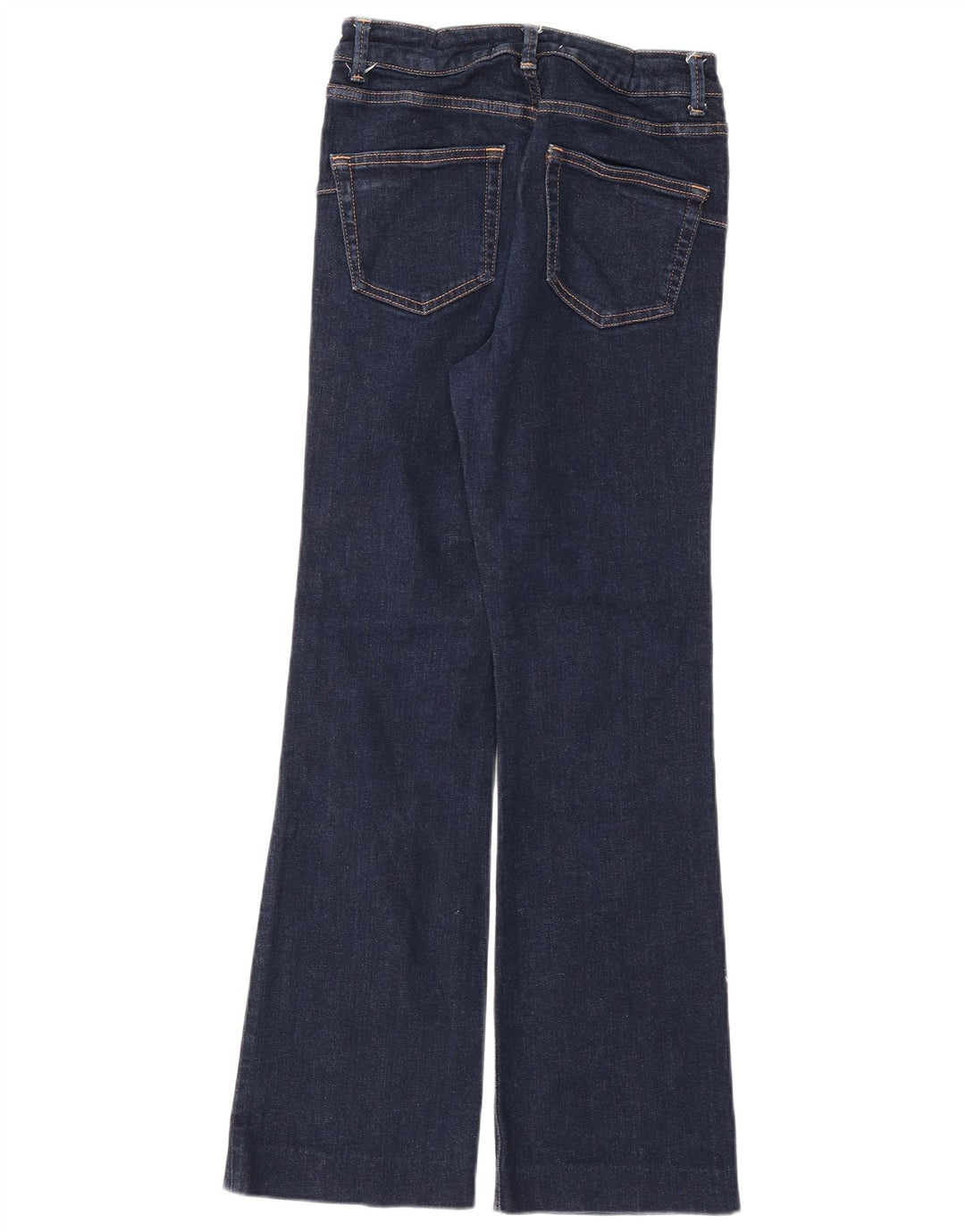 Женские джинсы Bootcut Zara EU 38, маленькие W28 L29, темно-синие, хлопок