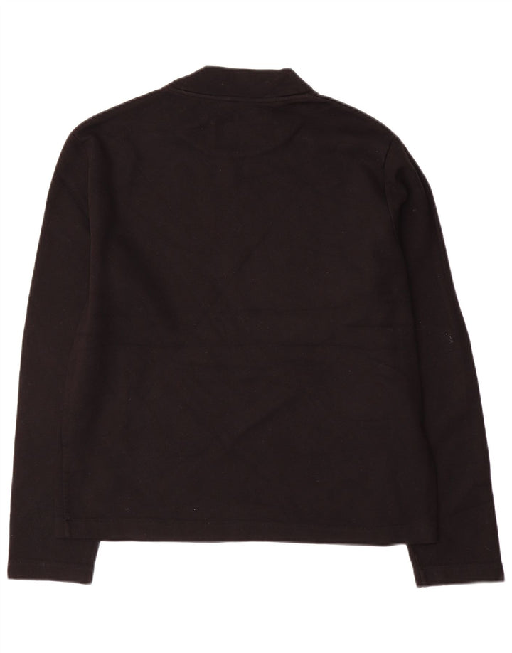 Женский оверсайз-топ Cos с длинным рукавом, UK 10, маленький, черный, вискоза