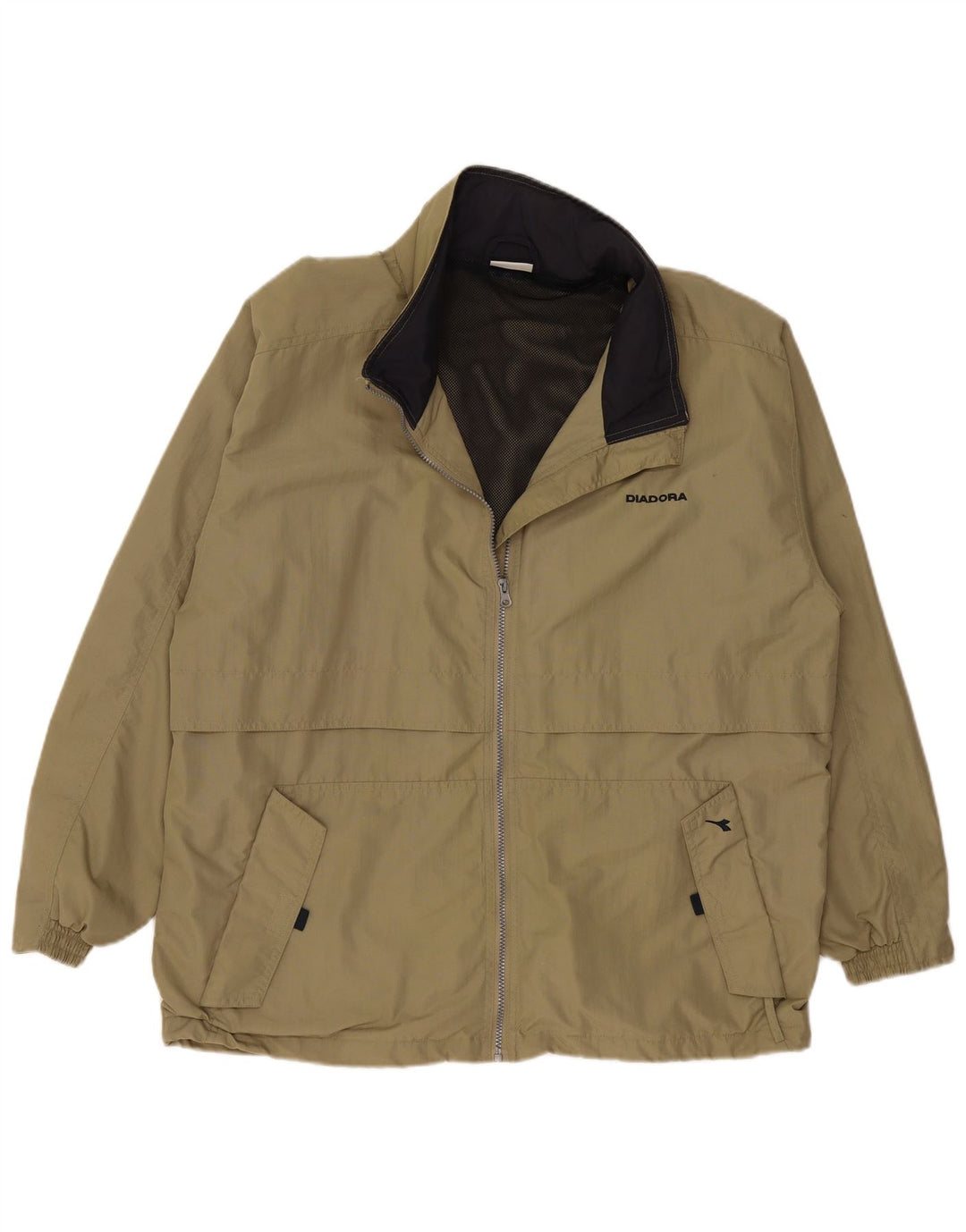 Мужская дождевик DIADORA UK 42 XL Хаки Полиамид