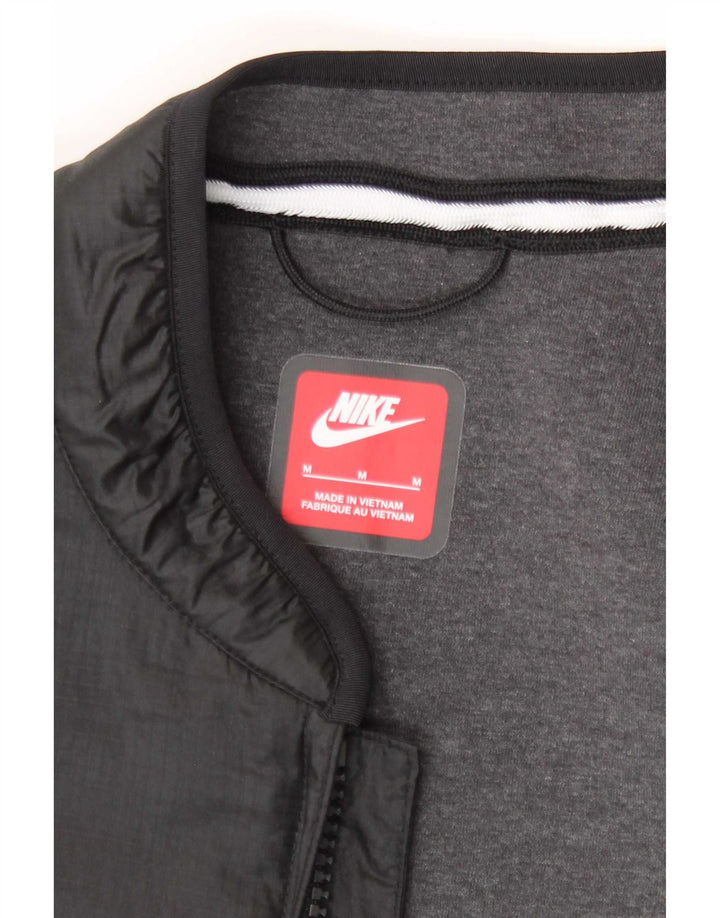 Мужской жилет с подкладкой Nike UK 38, средний черный нейлон