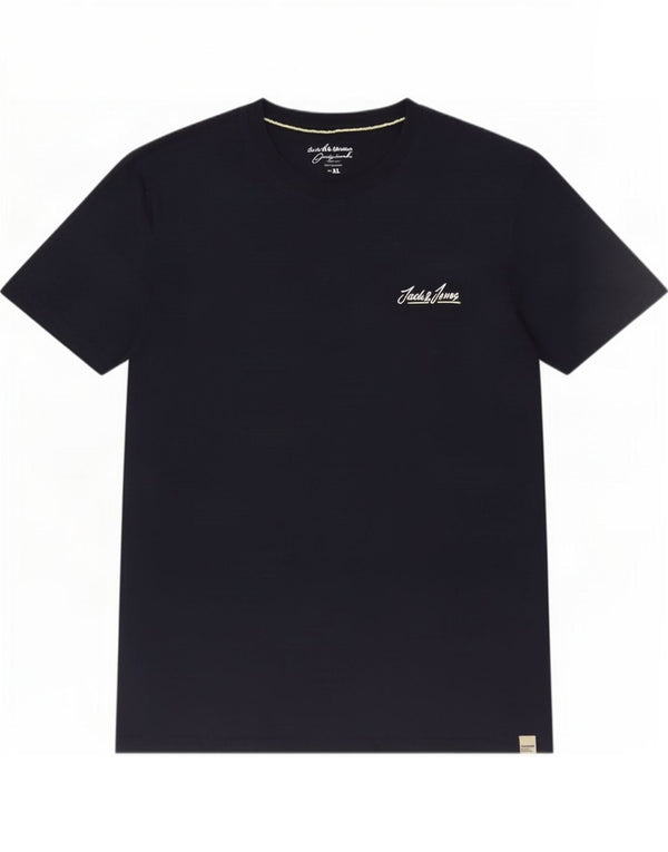 Мужская футболка Jack & Jones Top XL, темно-синий, хлопок