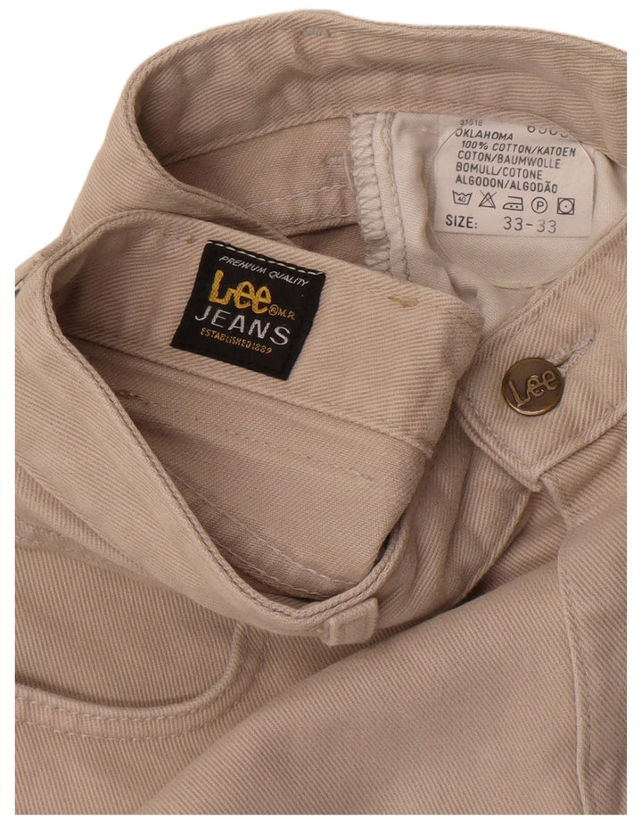 Мужские зауженные джинсы Lee Oklahoma W33 L33, серый хлопок