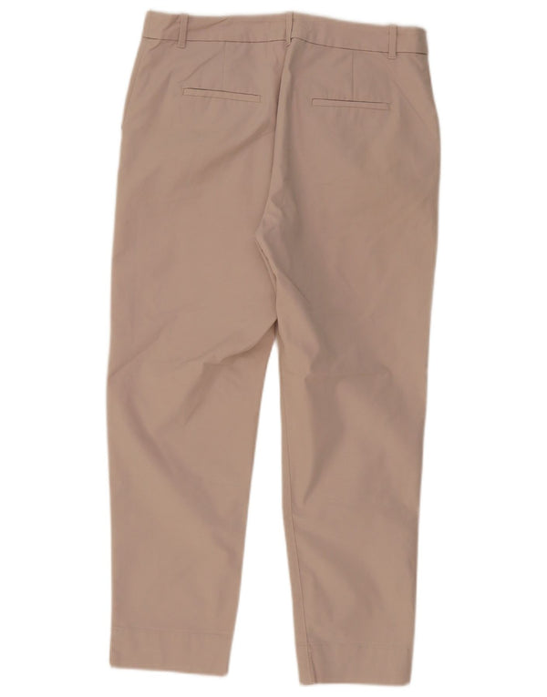 Женские укороченные брюки узкого кроя Marks & Spencer UK 10 Small W32 L25 Бежевые