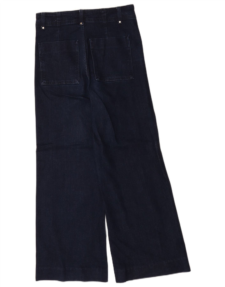 Женские широкие джинсы Zara EU 40 Medium W30 L30 Темно-синие