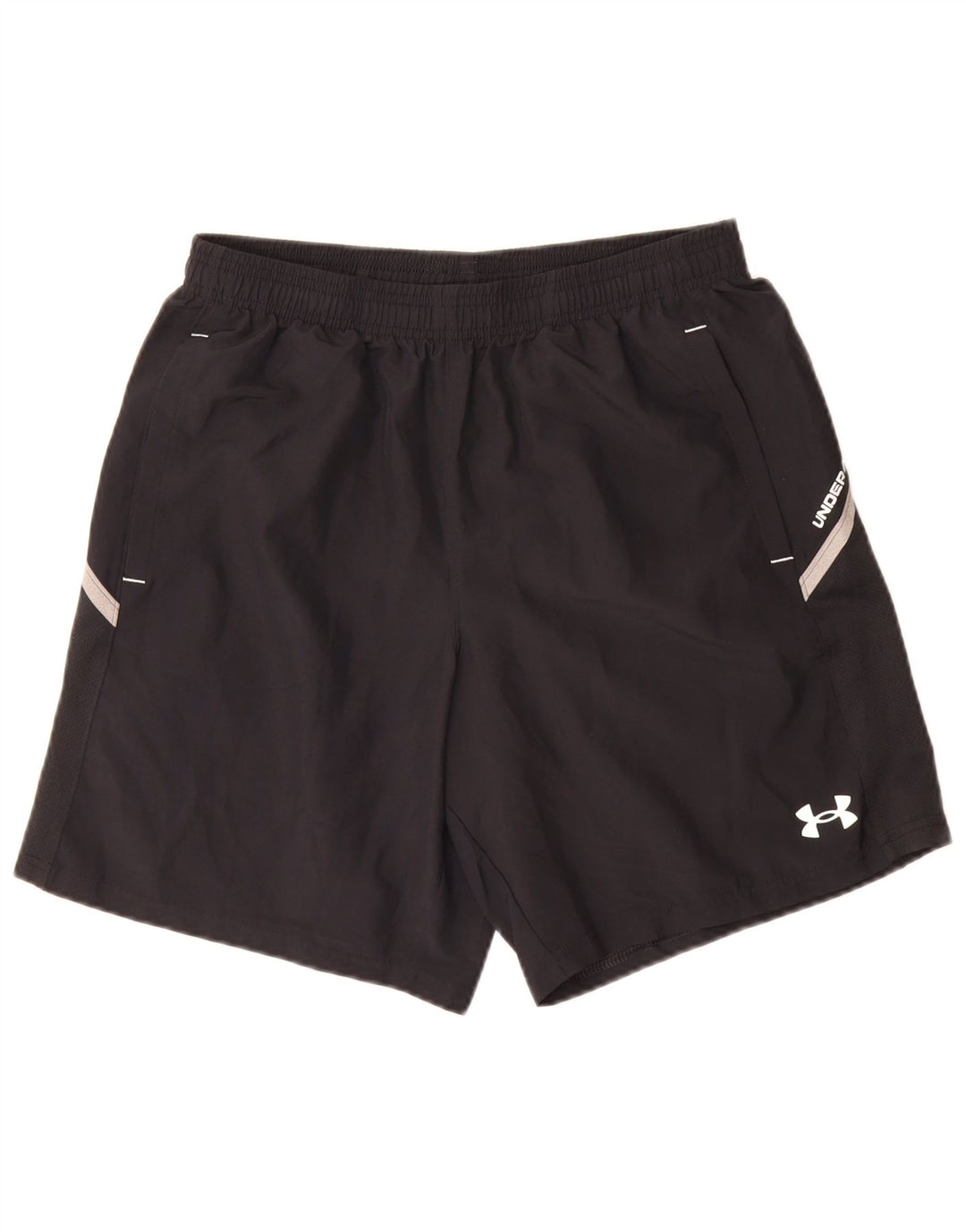 Мужские спортивные шорты Under Armour, средний черный полиэстер
