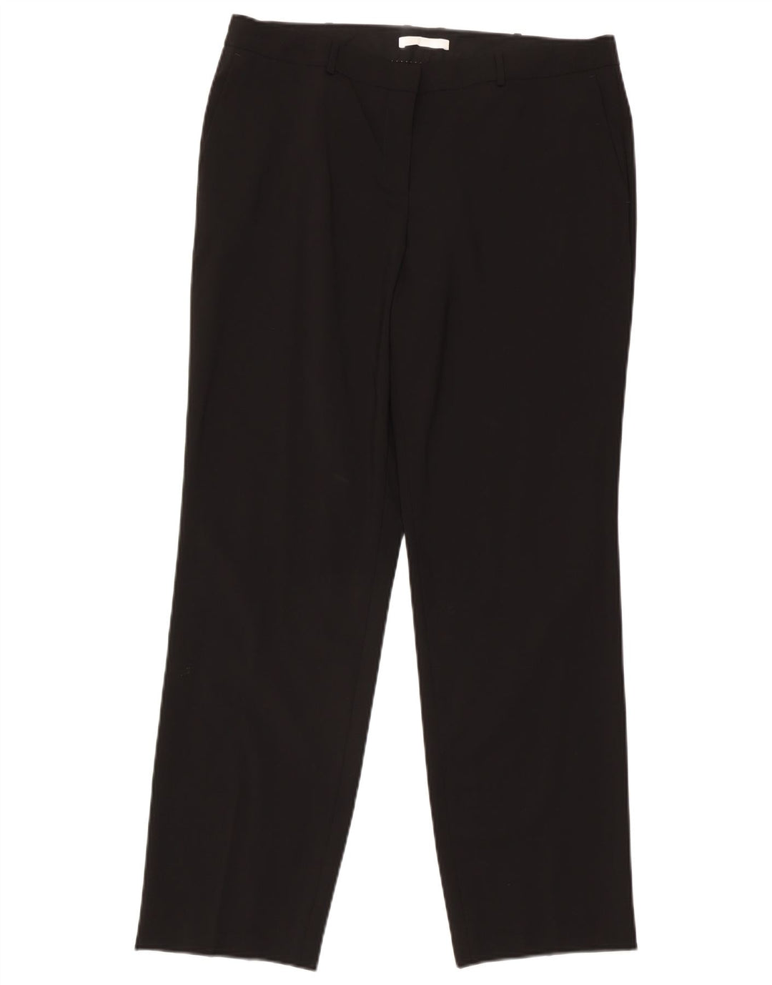 Женские прямые костюмные брюки Hugo Boss W34 L30 черные