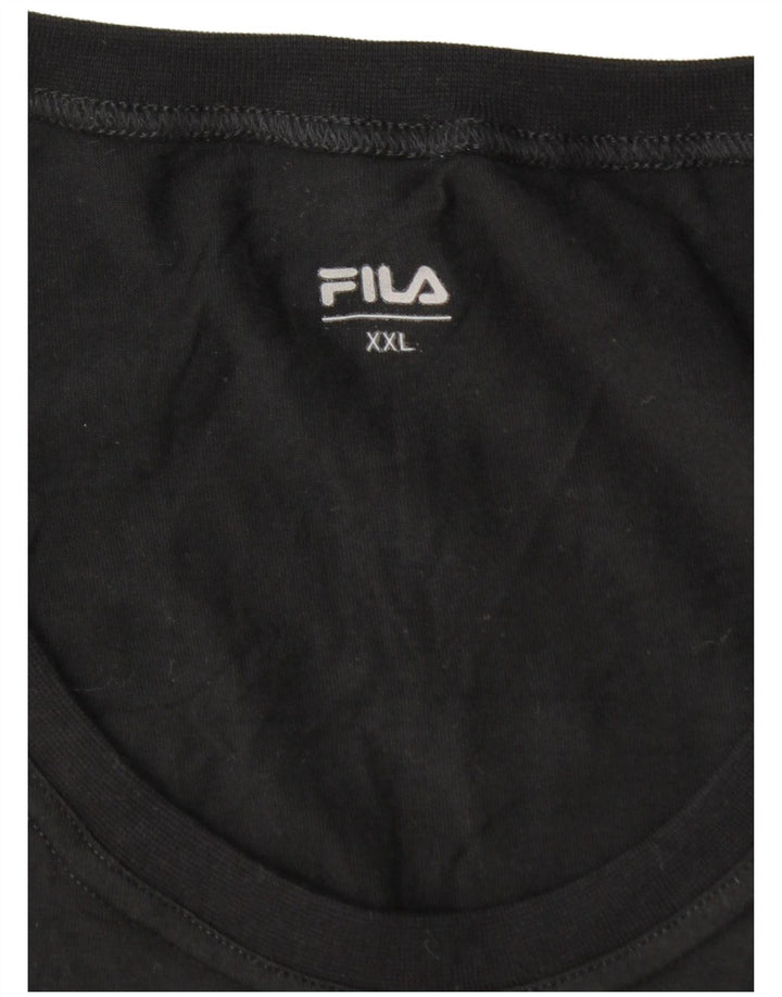 Мужская футболка Fila Top 2XL черная