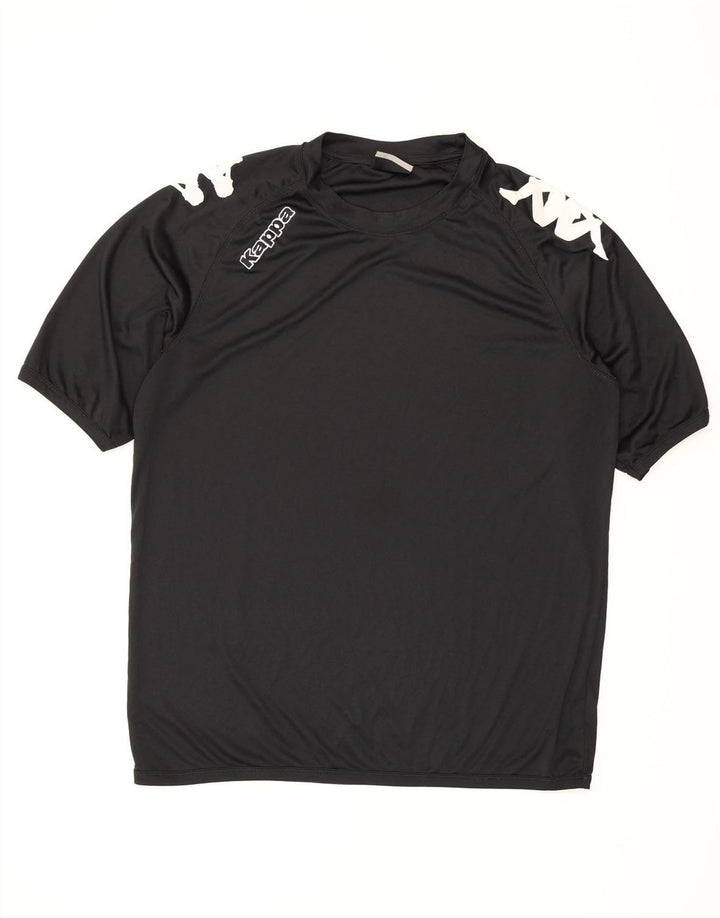 Мужская футболка с рисунком Kappa Top XL, черная