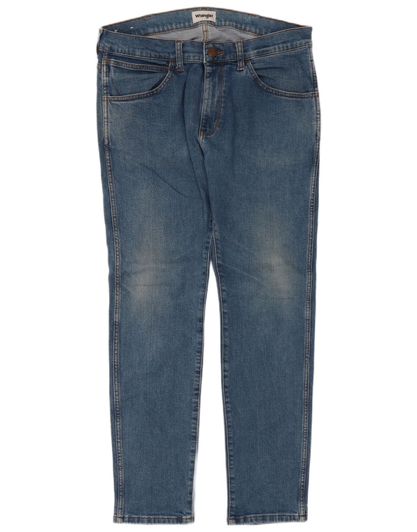 Мужские джинсы скинни Wrangler Bryson W36 L32, синий хлопок