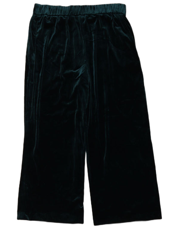 Женские бархатные брюки Marks & Spencer, Великобритания 18 XL W36 L26, зеленые
