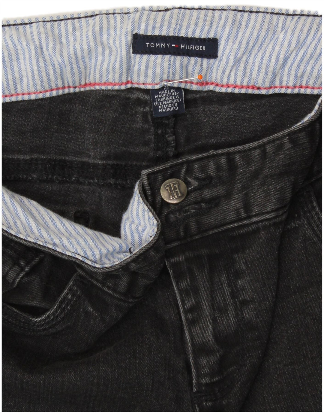 Женские джинсы Bootcut Tommy Hilfiger, США 10, большие, W32 L30, серые, хлопковые