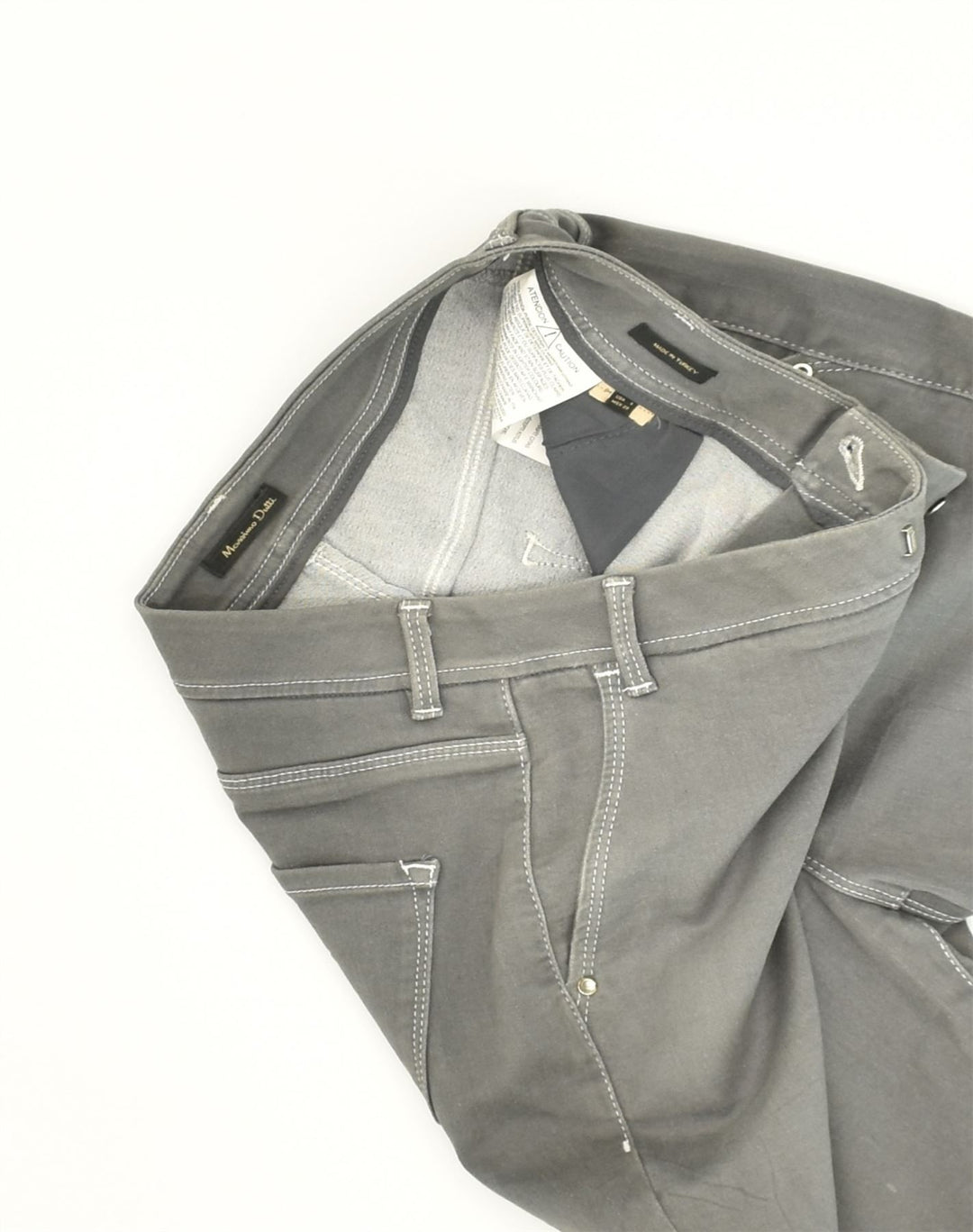 MASSIMO DUTTI Womens Denim Shorts US 6 Medium W26 Grey Cotton | Vintage Massimo Dutti | Thrift | Second-Hand Massimo Dutti | Used Clothing | Messina Hembry 