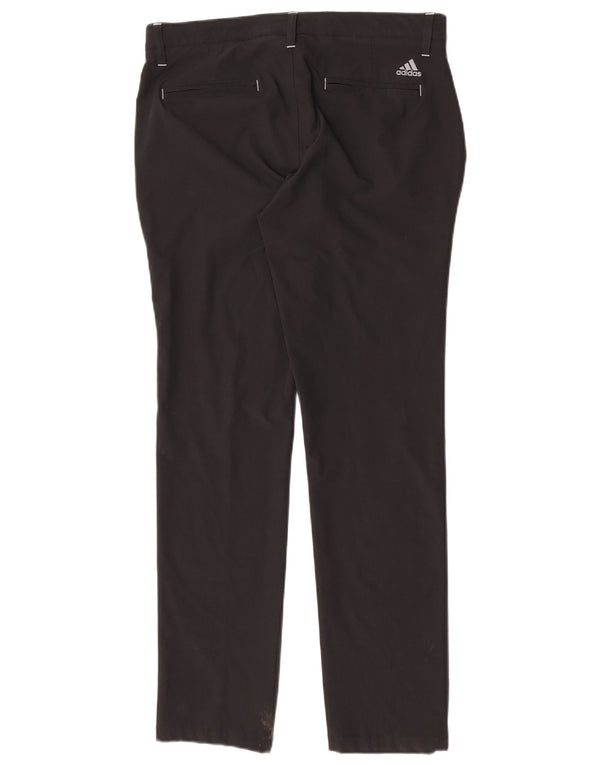 Мужские брюки-чинос Adidas Slim W32 L32, черный полиэстер