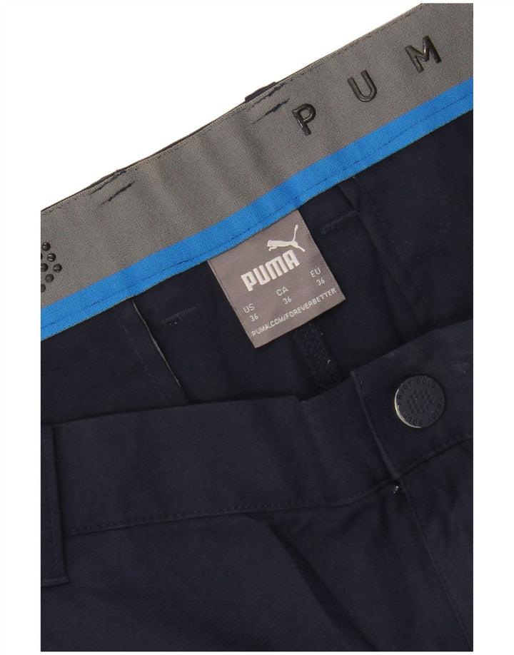 PUMA Mens Chino Shorts W36 Large  Navy Blue