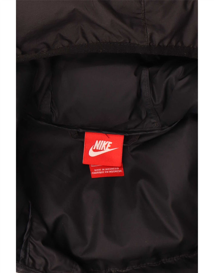 Мужская утепленная куртка с капюшоном Nike UK 38, средний черный