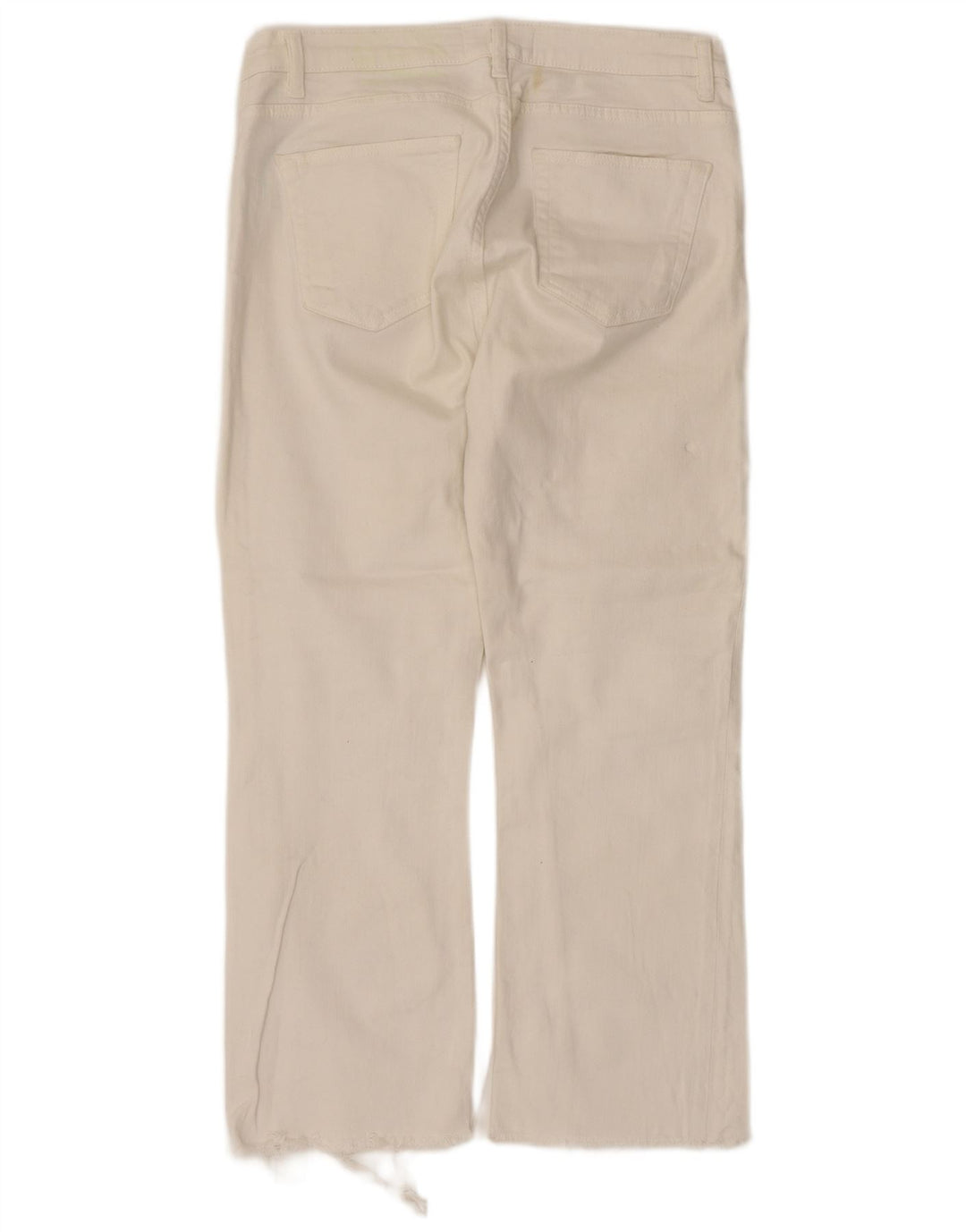 Женские укороченные джинсы ZARA EU 40 Medium W30 L25 Белый хлопок