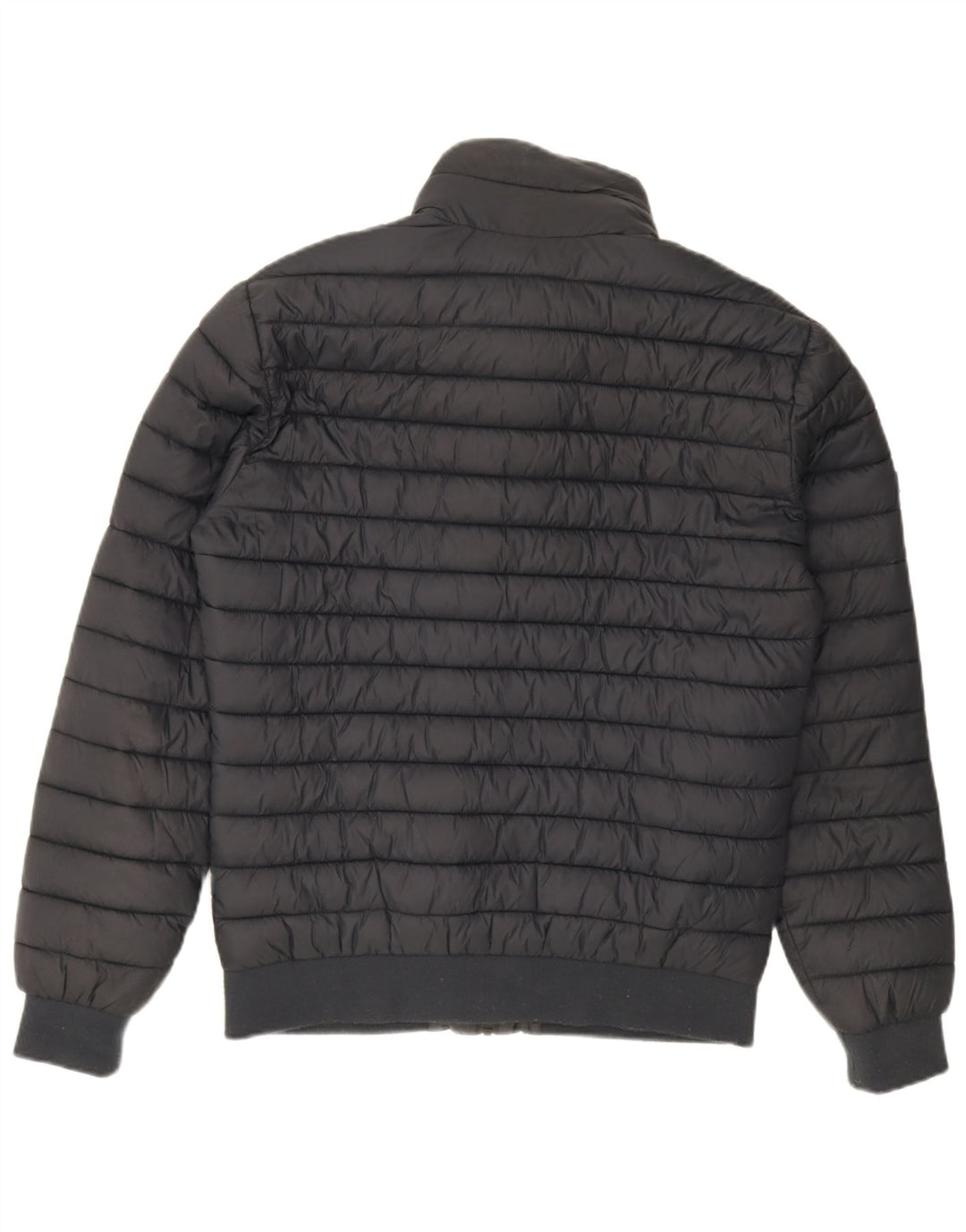 Мужская стеганая куртка Superdry UK 40, большая темно-синяя, нейлон
