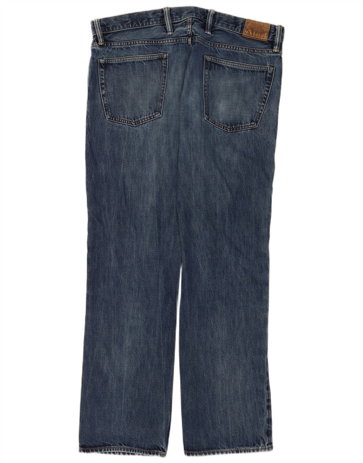 Женские прямые джинсы Gap W36 L32, синие, хлопок