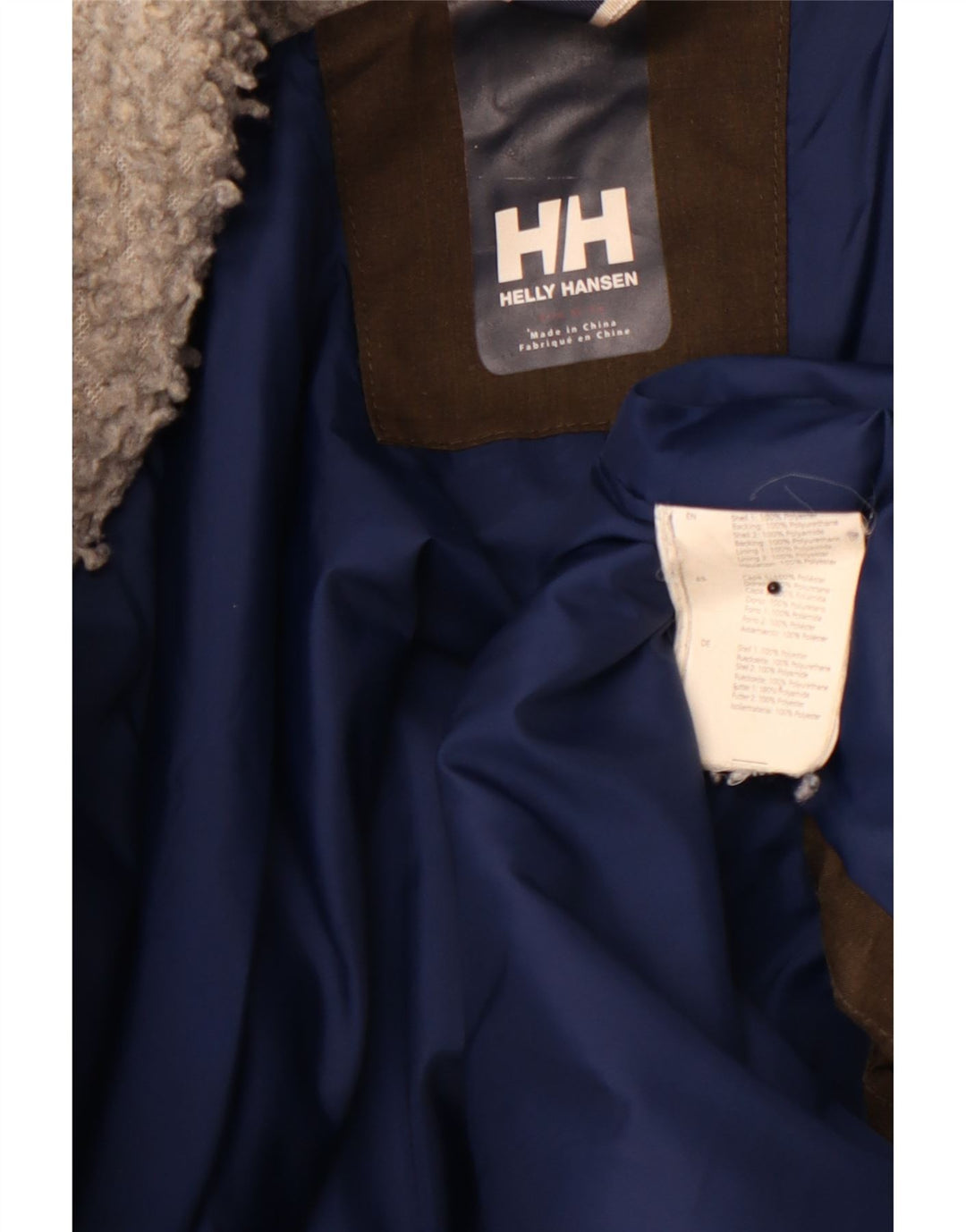 HELLY HANSEN Мужская куртка с капюшоном UK 42 XL Коричневый полиэстер