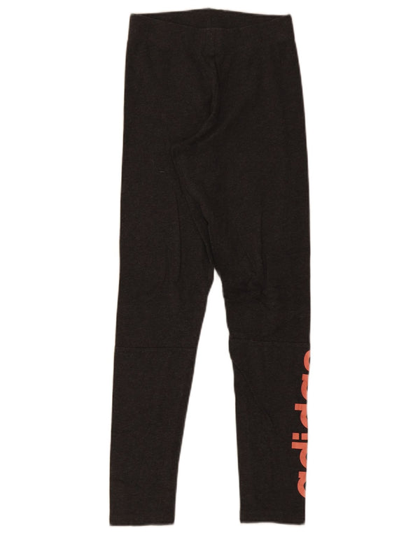Женские леггинсы с рисунком Adidas UK 4 XS Серые