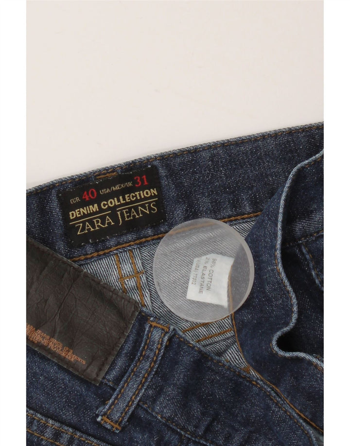 Мужские зауженные джинсы ZARA EU 40, средние W31 L26, синие, хлопок
