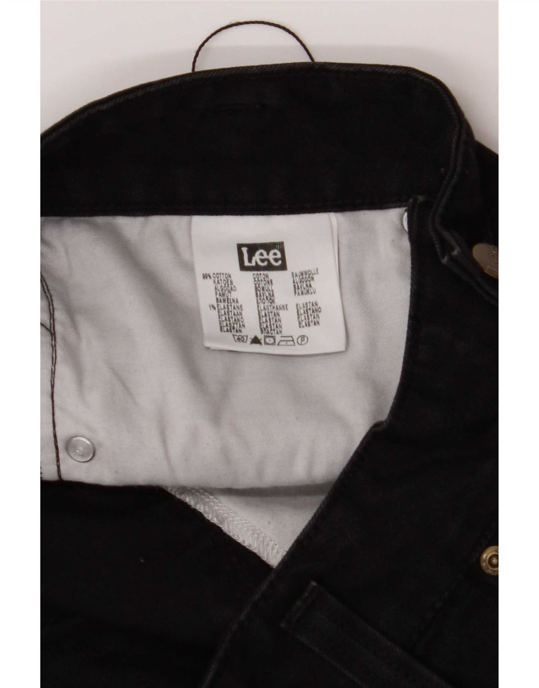 Женские прямые джинсы Lee W30 L32, черный хлопок