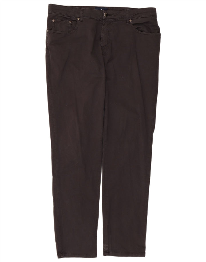 Hackett Мужские узкие повседневные брюки W36 L31 Коричневые хлопковые