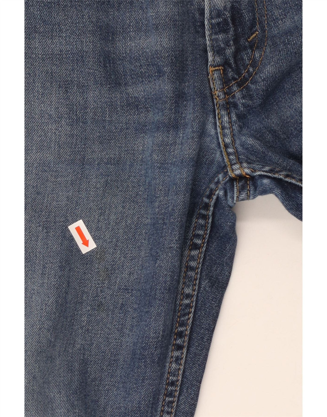 Мужские узкие джинсы LEVI'S W36 L34 синие, хлопок