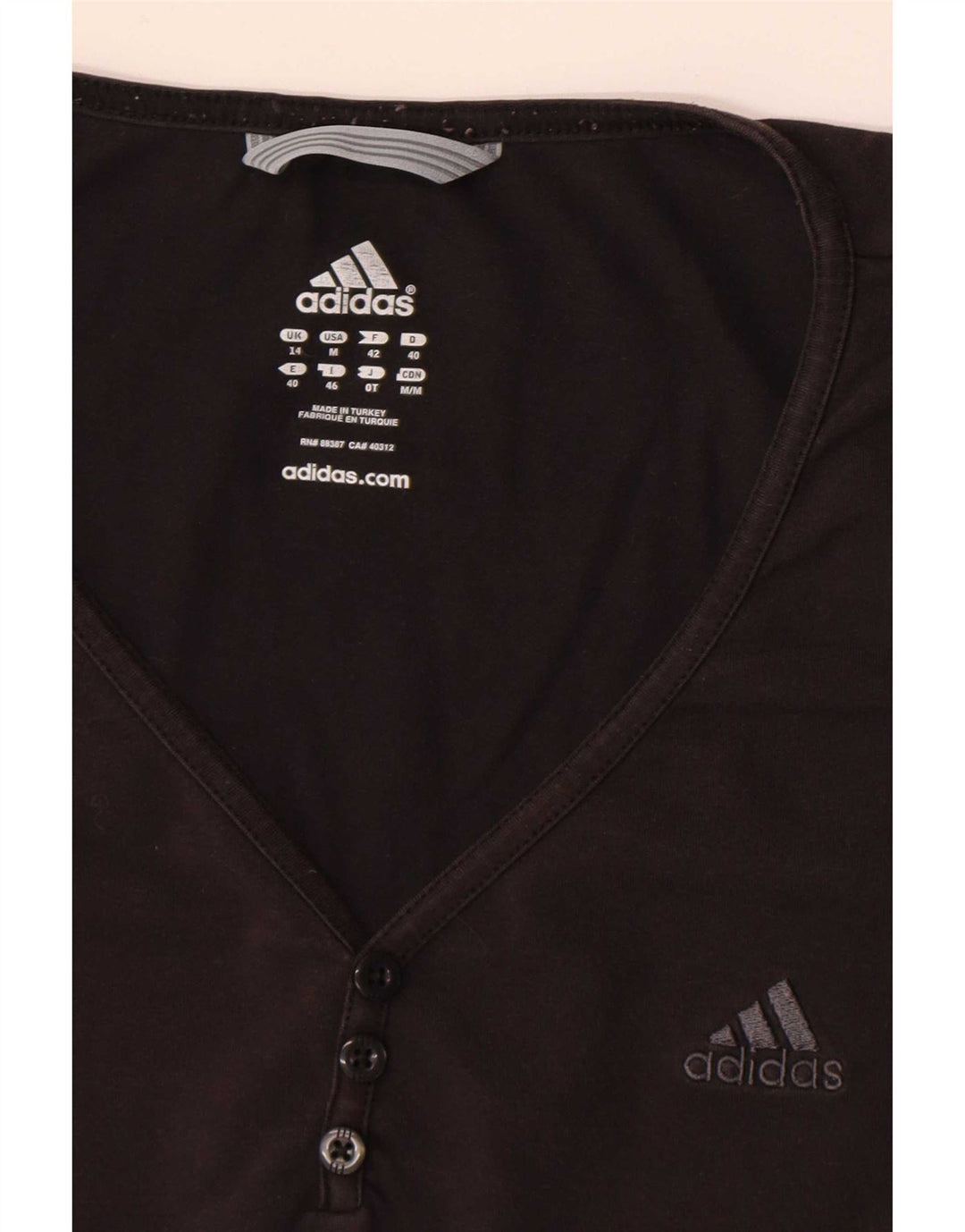 Женская футболка Adidas Top UK 14 Medium Black