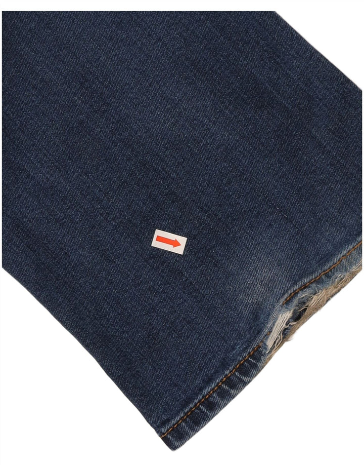 Мужские джинсы DIESEL Zatiny Acid Wash Regular Bootcut W34 L30, темно-синие