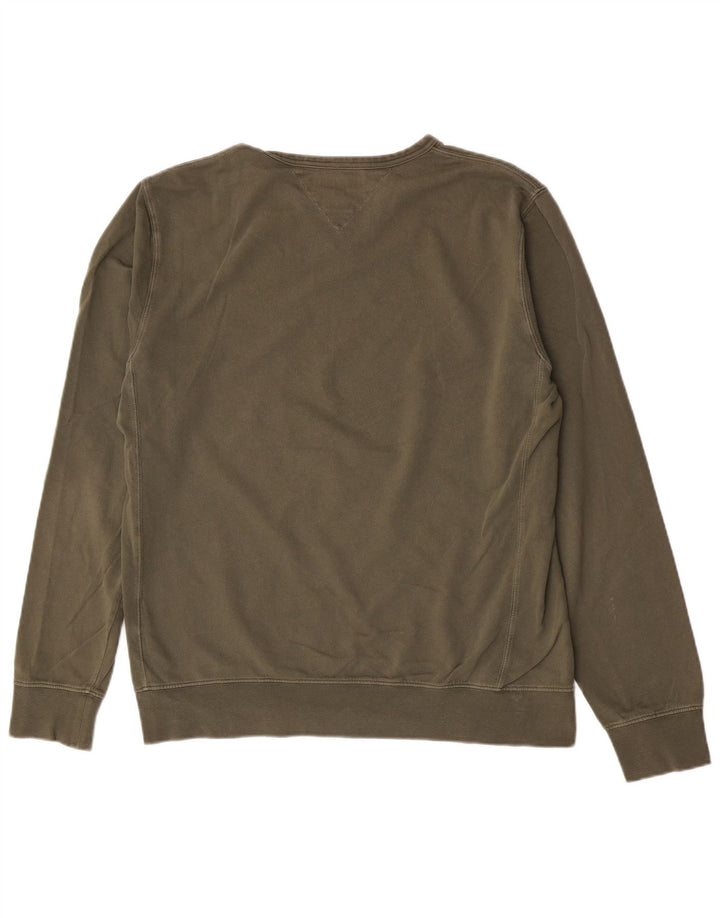 Tommy Hilfiger Мужской свитшот XL Хаки Хлопок