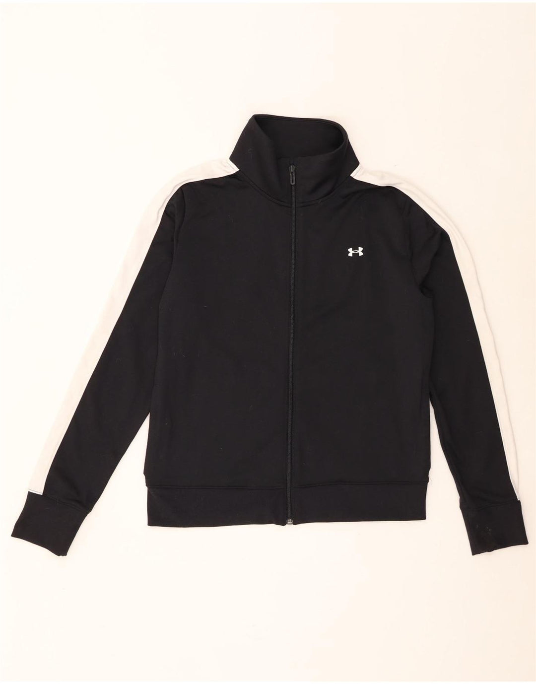 Мужская спортивная куртка Under Armour, маленькая черная, с цветными блоками